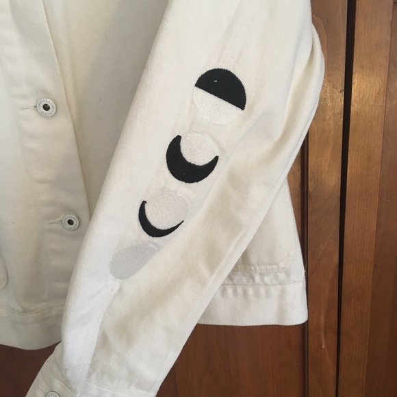 Denim Utility Jacket with Embroidery - Picture 7 of 14